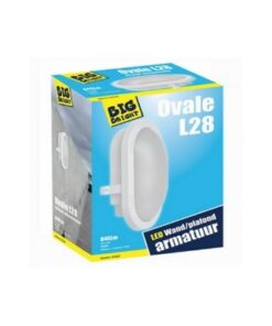 DoeHetZelf Outlet – Dronten-Big Bright Ovale L28 LED PlafondWandlamp.