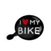 Dyto fietsbel dingdong zwart (I Love My Bike)