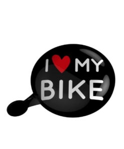 Dyto fietsbel dingdong zwart (I Love My Bike)