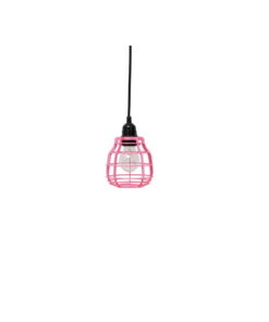 HKliving VAA1055P Lab/lamp rose hanglamp met zwarte palfondkap