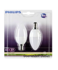 Philips Lampen LED Kaars (set van 2), E14, 4W