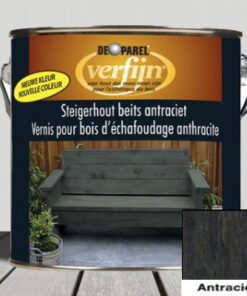 De Parel Verfijn Steigerhoutbeits antraciet 2,5L