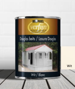 De Parel Verfijn Douglasbeits Wit 0.75 L