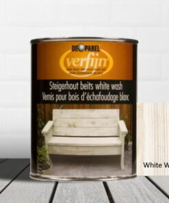 De Parel Verfijn Steigerhoutbeits White Wash 0.75 L