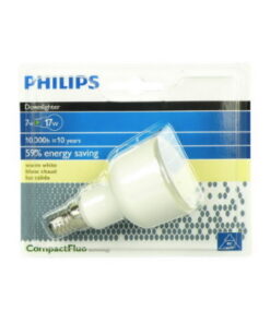 Philips reflector spaarlamp 7W E14 warm wit