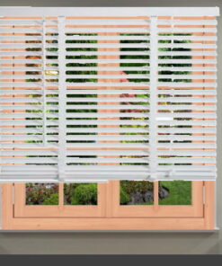 Decomode Jaloezieën ( Wit ) Br 80 x H 130 cm 50mm