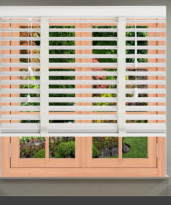 Intensions Jaloezieën Hout ( Kalk Wit Houtnerf ) 60 x H 130 cm 50mm