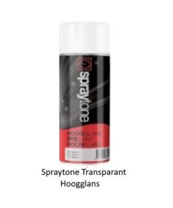 Spraytone Spuitbus Transparant 400ml (Hoogglans)