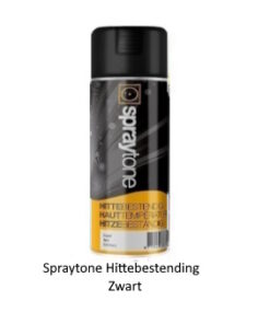 Spraytone Hittebestendig zwart 400ml