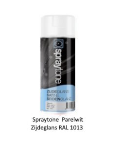 Spraytone Spuitbus Parelwit 400ml (Zijdeglans) (RAL7035)