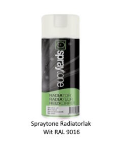 Spraytone Radiatorlak 400 ml. RAlL9016