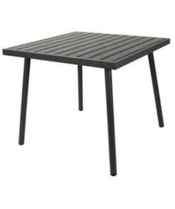 Tuintafel 76 x 76 x h.73 cm, polywood blad