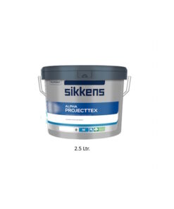 Sikkens Alpha Projecttex  2,5ltr. (Donkere kleur)