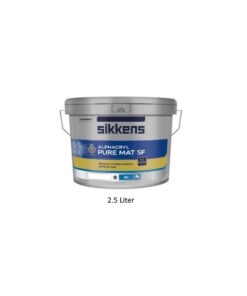 Sikkens Alphacryl Pure Mat SF  2.5 liter (Donkere kleur)