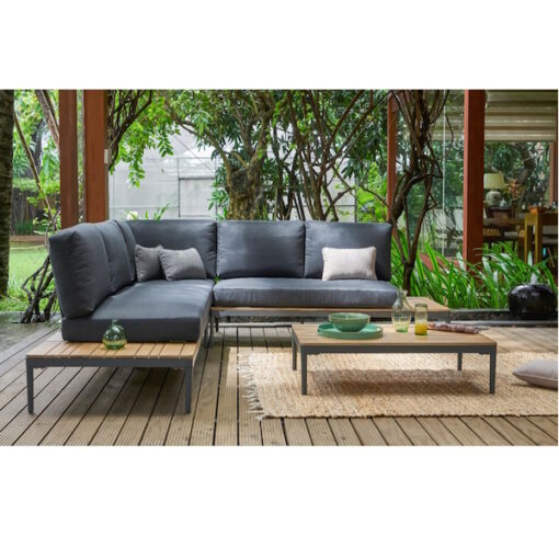 Loungeset Colombus Corner  (Donker grijs)