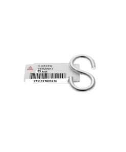 Deltafix s-haak verzinkt 25 mm x 3 mm 1 st  51 mm x 6 mm