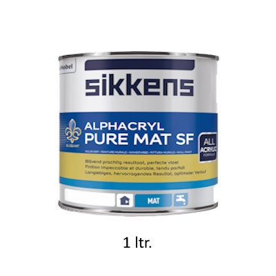 Sikkens Alphacryl Pure Mat SF N00 2.5 liter - Afbeelding 2