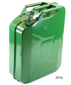 Jerrycan 20 liter metaal groen