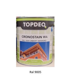 Alternative view of Topdeq cronostain WA Beits voor Buiten zwarte verf Ral 9005 (2.5 Liter)