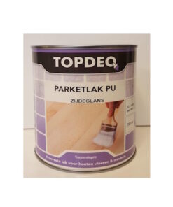 Topdeq Parketlak PU Transparant Blank (Zijdeglans  750ml)