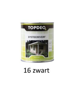 Topdeq Syteemverf 16 (Zwart)