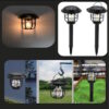 Op zonne-energie werkende rustieke tuinlantaarn 5,5W SUNLIGHT met grondpen IP66 3000k