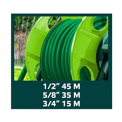 Verto 15G790 - 1/2" slanghaspel 45mtr. - Afbeelding 3