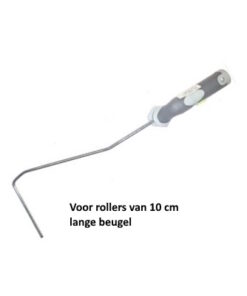 Beugel voor roller - 10cm (as dikte 5mm) (eigenmerk) Lange beugel