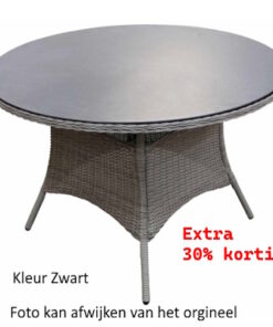 Como Ronde tuintafel Wicker ø120cm