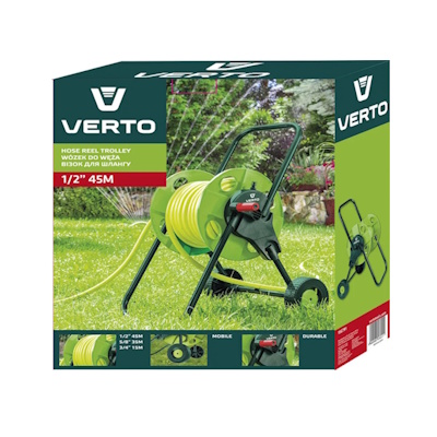 Tuinslangwagen VERTO (45m - 1/2", 35m - 5/8", 15m - ¾", )