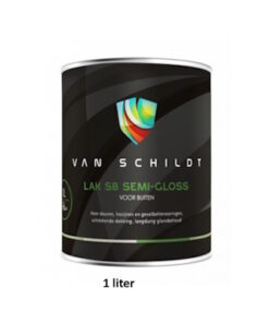 Van Schildt Lak SB Semi-Gloss 1 Liter. (voor buiten)