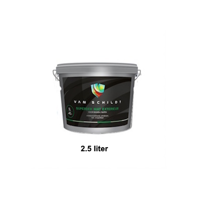 Van Schildt Superdek mat exterieur 2.5 liter (P)