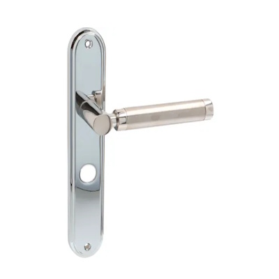 Avenue Deurkruk op schild Siena - RVS - Chroom - WC-sluiting - Afstand 63 mm - Afbeelding 2